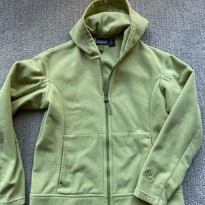 Women’s Green Patagonia Fleece Jacket with Hood